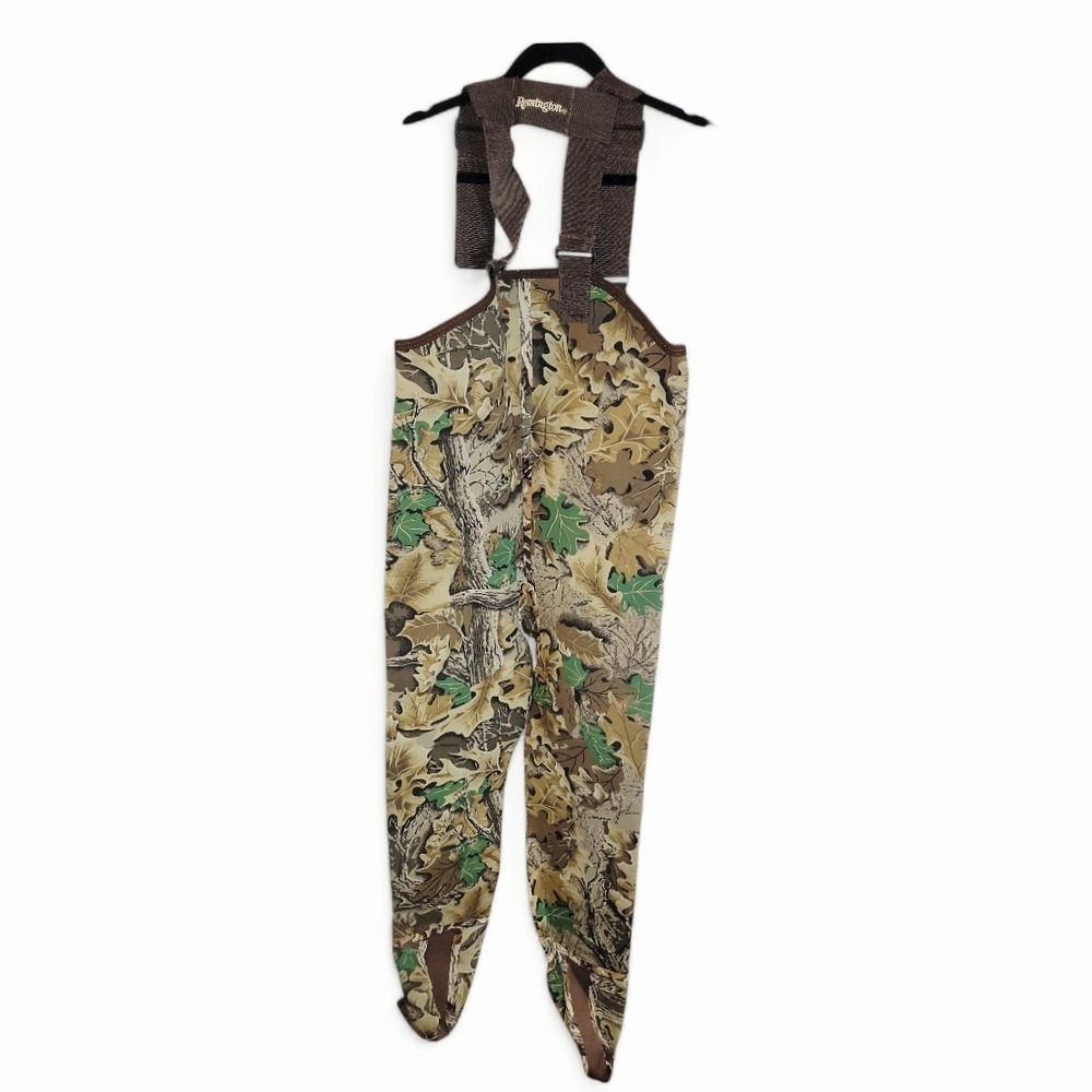 Remington Advantage Camo Neoprene Chest Waders Men's Medium Bootfoot Hunting